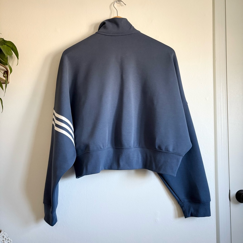 Adidas Originals Neuclassics Sweat Pants & Track Top Set in Blue - Picture 6 of 11